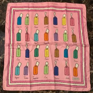 Coach Silk Scarf